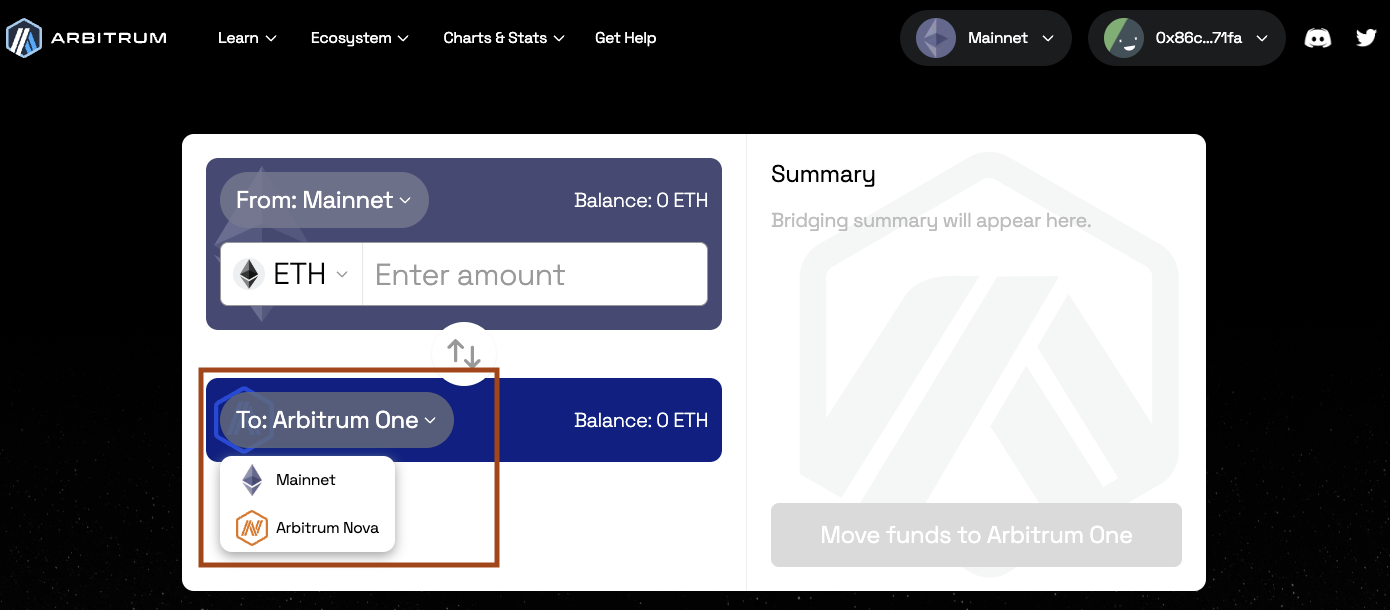 Add the desired network to your Web3 wallet